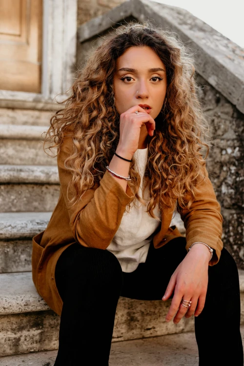 Marynarka Pola slim 100% len