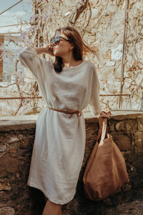 Sukienka Linen Crepe