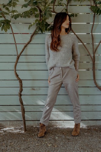 Spodnie Miriam beżowe