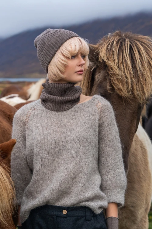 lekka czapka merino