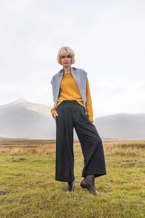 Culottes wełniane