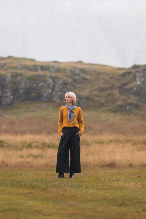 Culottes wełniane